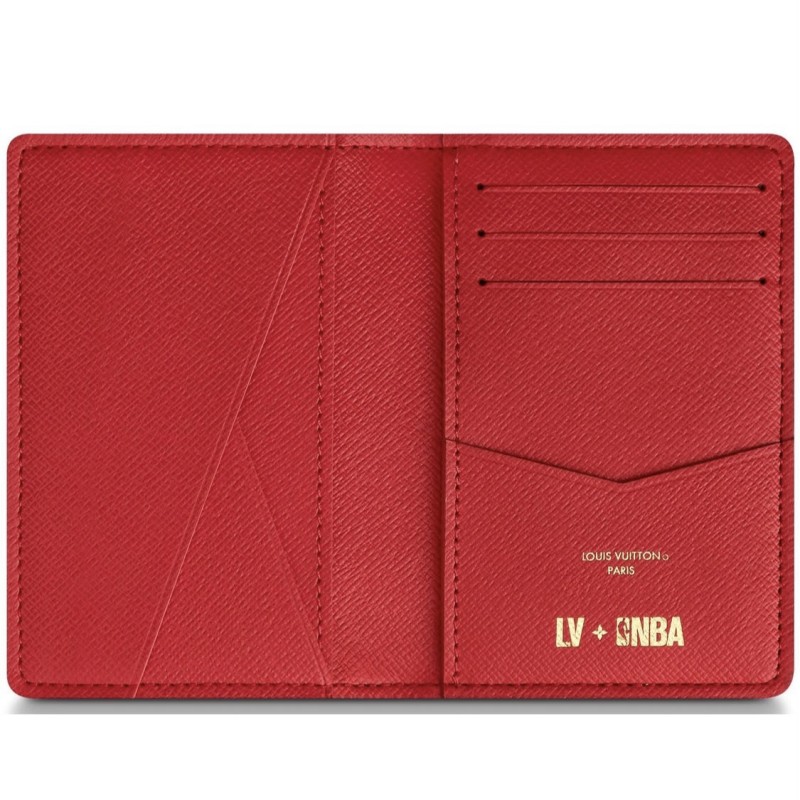 Louis Vuitton Brand New LV x NBA Pocket Organizer Brown Leather Cloth  ref.595122 - Joli Closet